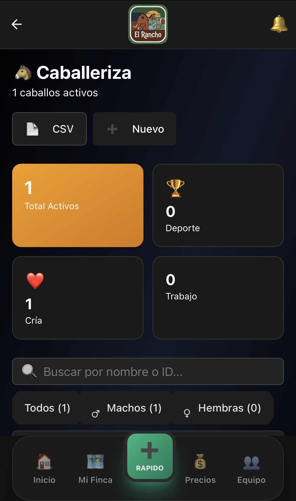 Caballeriza (modo oscuro)