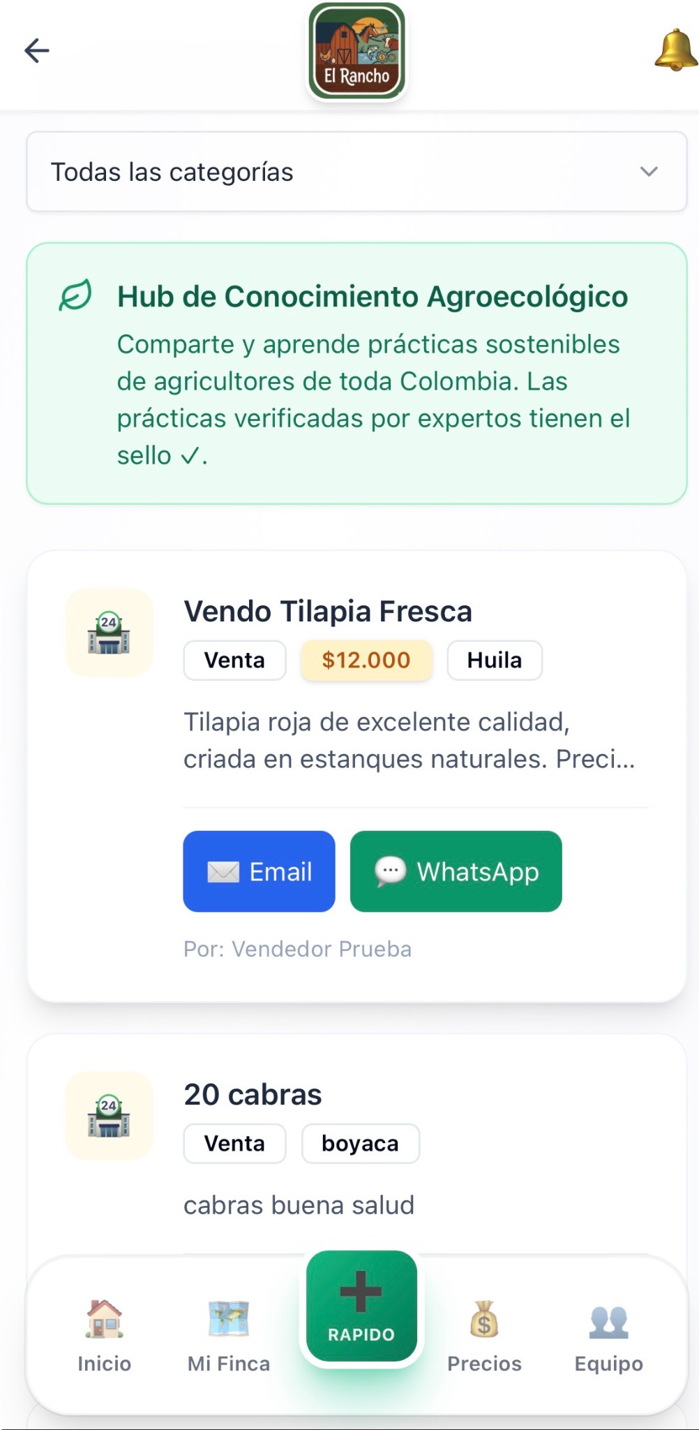 Mercado – Hub de conocimiento y productos (tema claro)